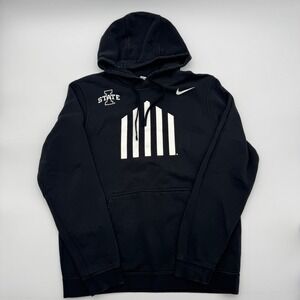 Nike Iowa State University ISU Cyclones Hoodie Mens Small Black Sweatshirt